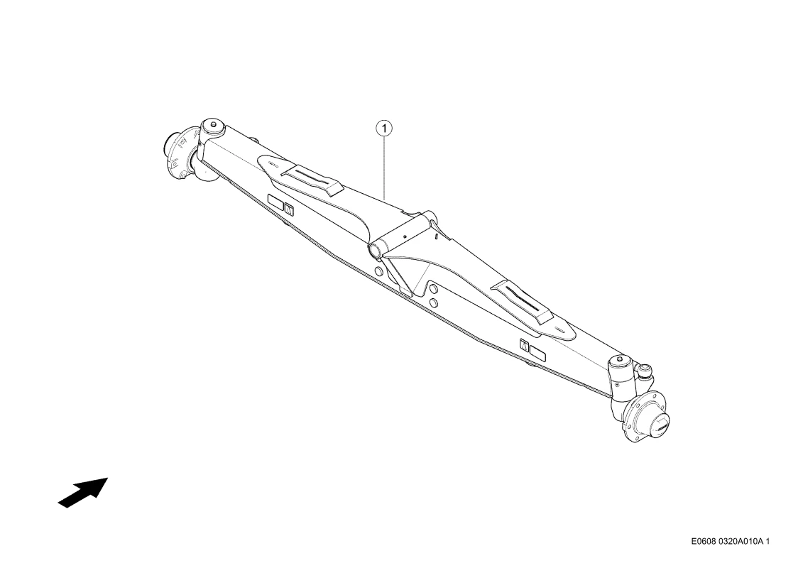 Lenkachse Komplett. Запчасти для комбайнов TUCANO 450-440 № машины L3500011 - L3599999