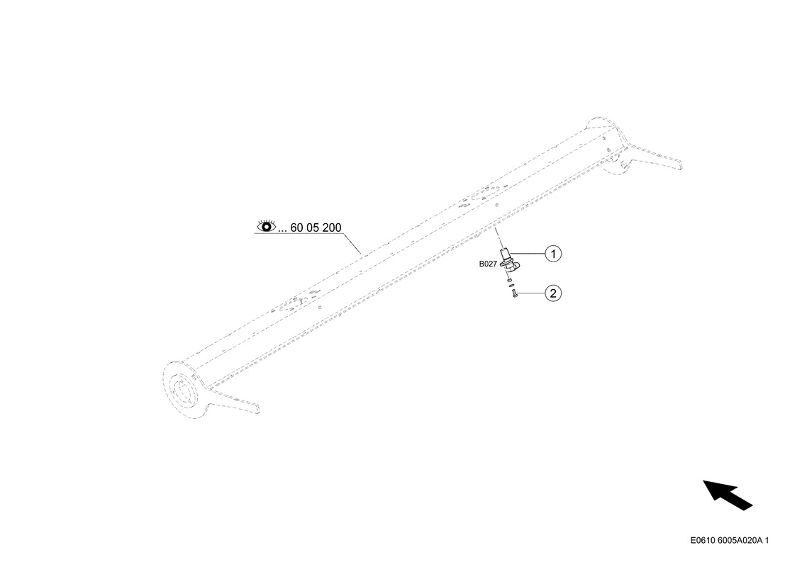 Sensor Spreuverteiler. Запчасти для комбайнов TUCANO 430-420 № машины L3400011 - L3499999